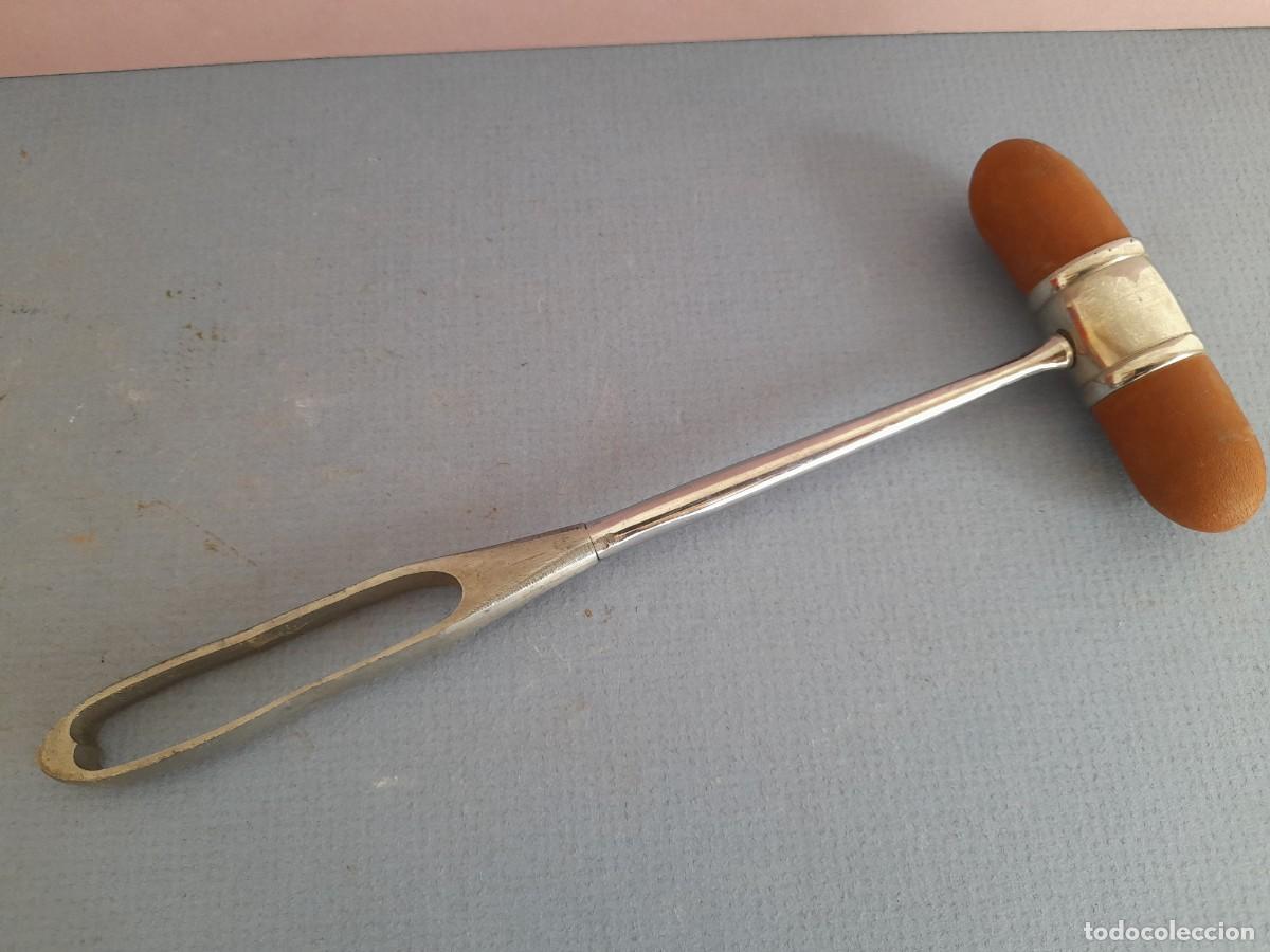Antig&uuml;edades: martillo de medico para reflejos, 21x8,5cm aprox - Foto 4