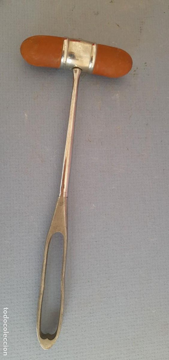 Antig&uuml;edades: martillo de medico para reflejos, 21x8,5cm aprox - Foto 5