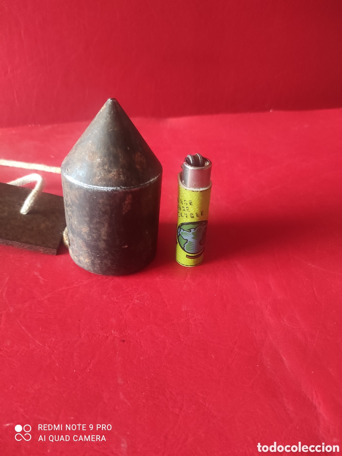Antig&uuml;edades: Antiguo plomo o plomada realizado en hierro - Foto 3