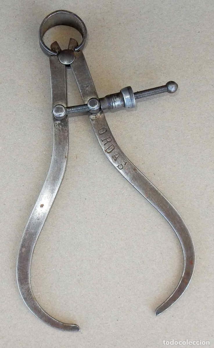 Antig&uuml;edades: Comp&aacute;s de taller antiguo - 17 cm - Foto 1
