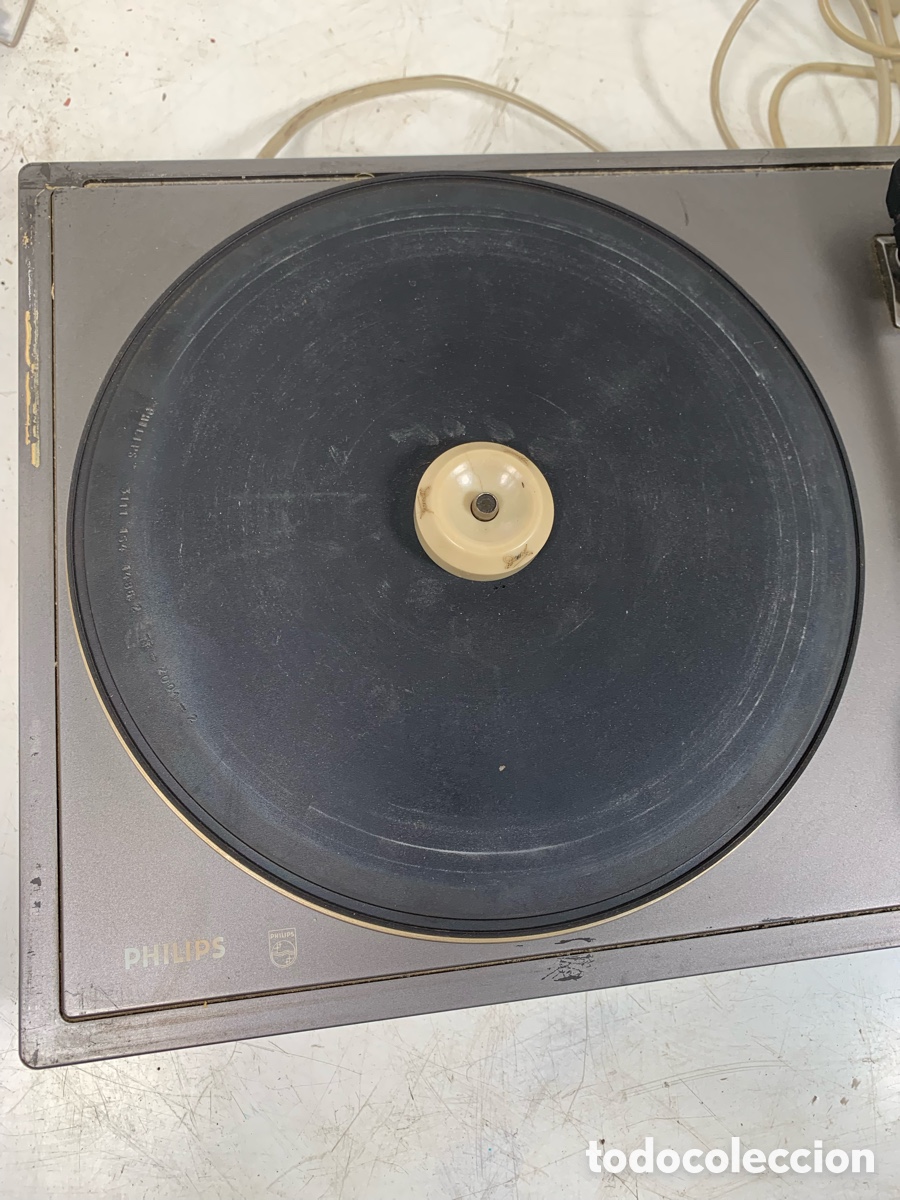 Antig&uuml;edades: 01_ tocadiscos Philips 382 - Foto 2