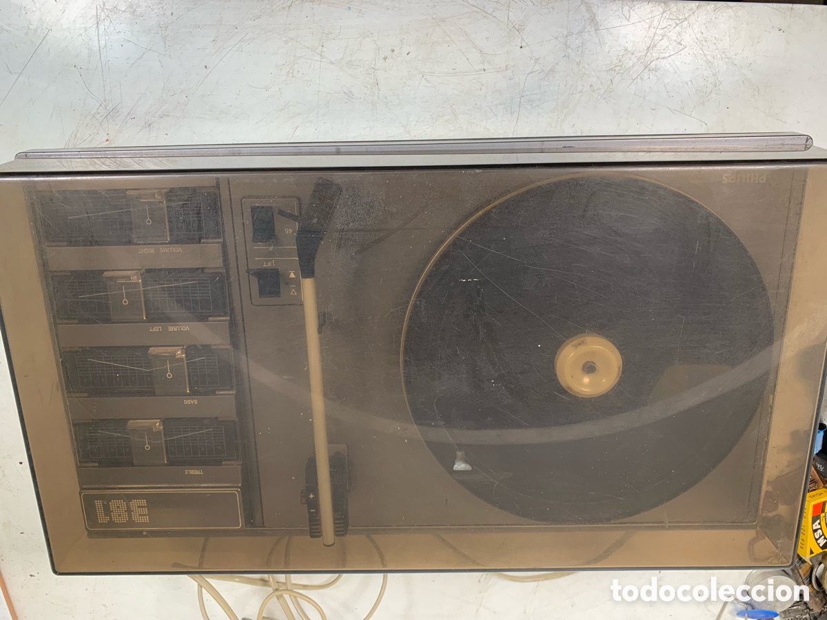 Antig&uuml;edades: 01_ tocadiscos Philips 382 - Foto 6