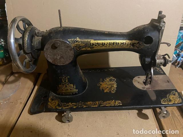 Antig&uuml;edades: Singer. Maquina de coser antigua. - Foto 2