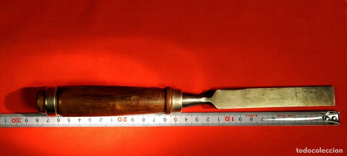Antig&uuml;edades: Antiguo formon del 18 de 28cm - Foto 2