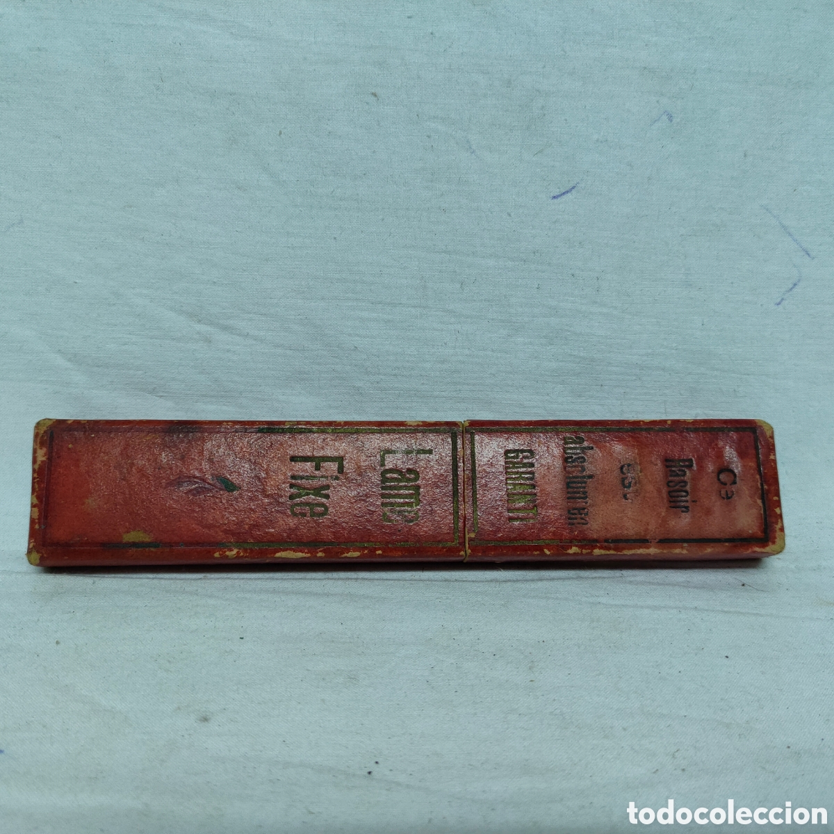 Antig&uuml;edades: FUNDA NAVAJA DE AFEITAR.LAME FIXE RASOIR. - Foto 1