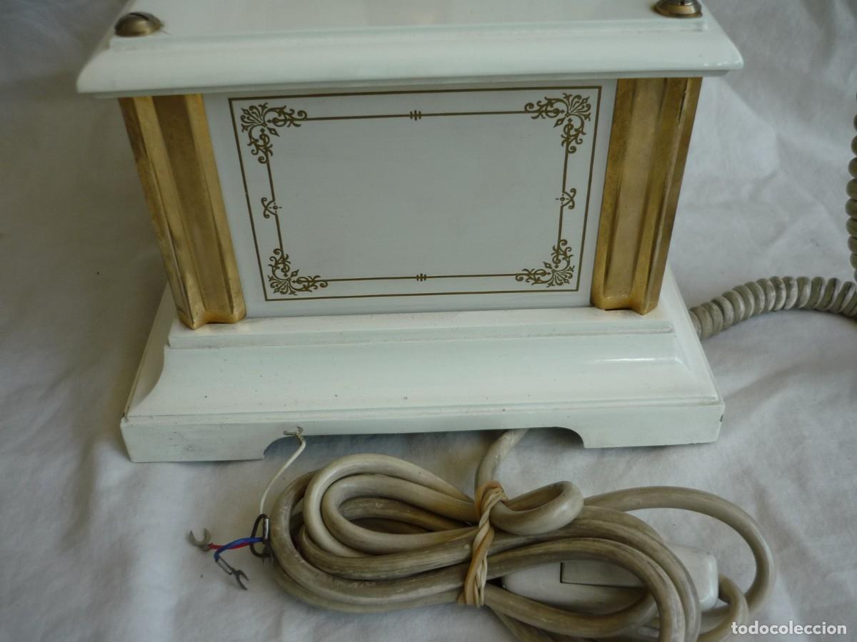 Tel&eacute;fonos: Antiguo tel&eacute;fono TELCER Cernusco Gold Plated - Foto 10