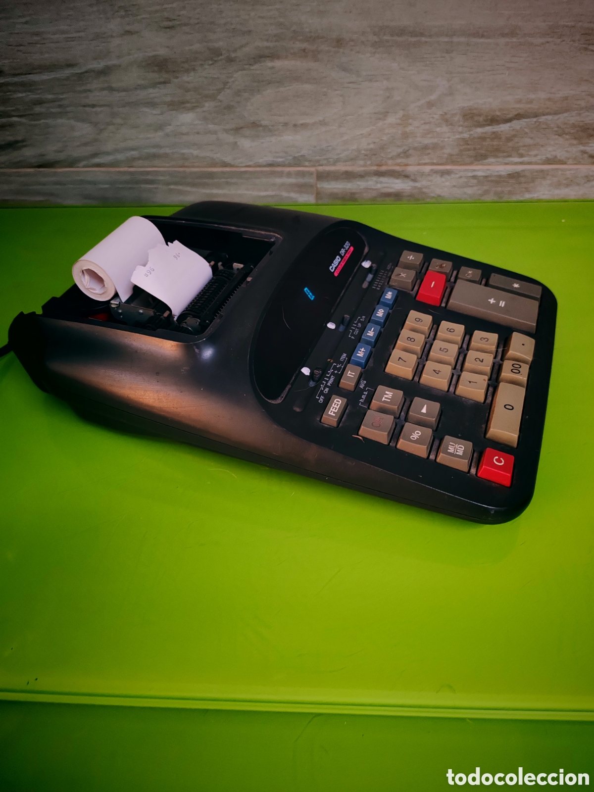 Antig&uuml;edades: Calculadora impresora casio Dr-320 - Foto 2