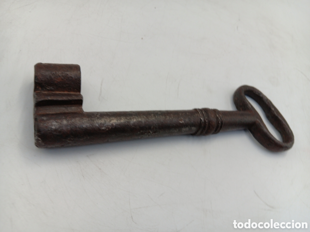 Antig&uuml;edades: Llave siglo XVIII, GRAN TAMA&Ntilde;O - Foto 4