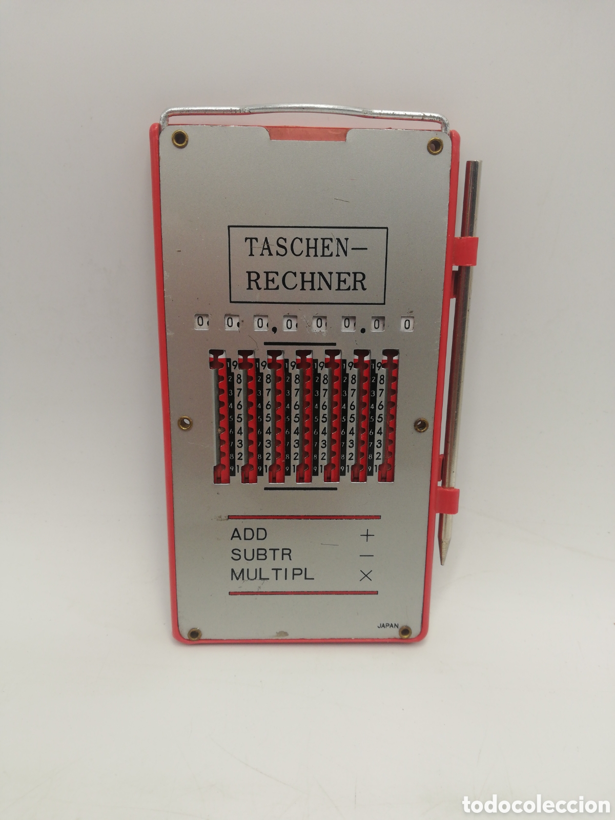 Antig&uuml;edades: Calculadora de bolsillo Taschen Rechner. - Foto 1