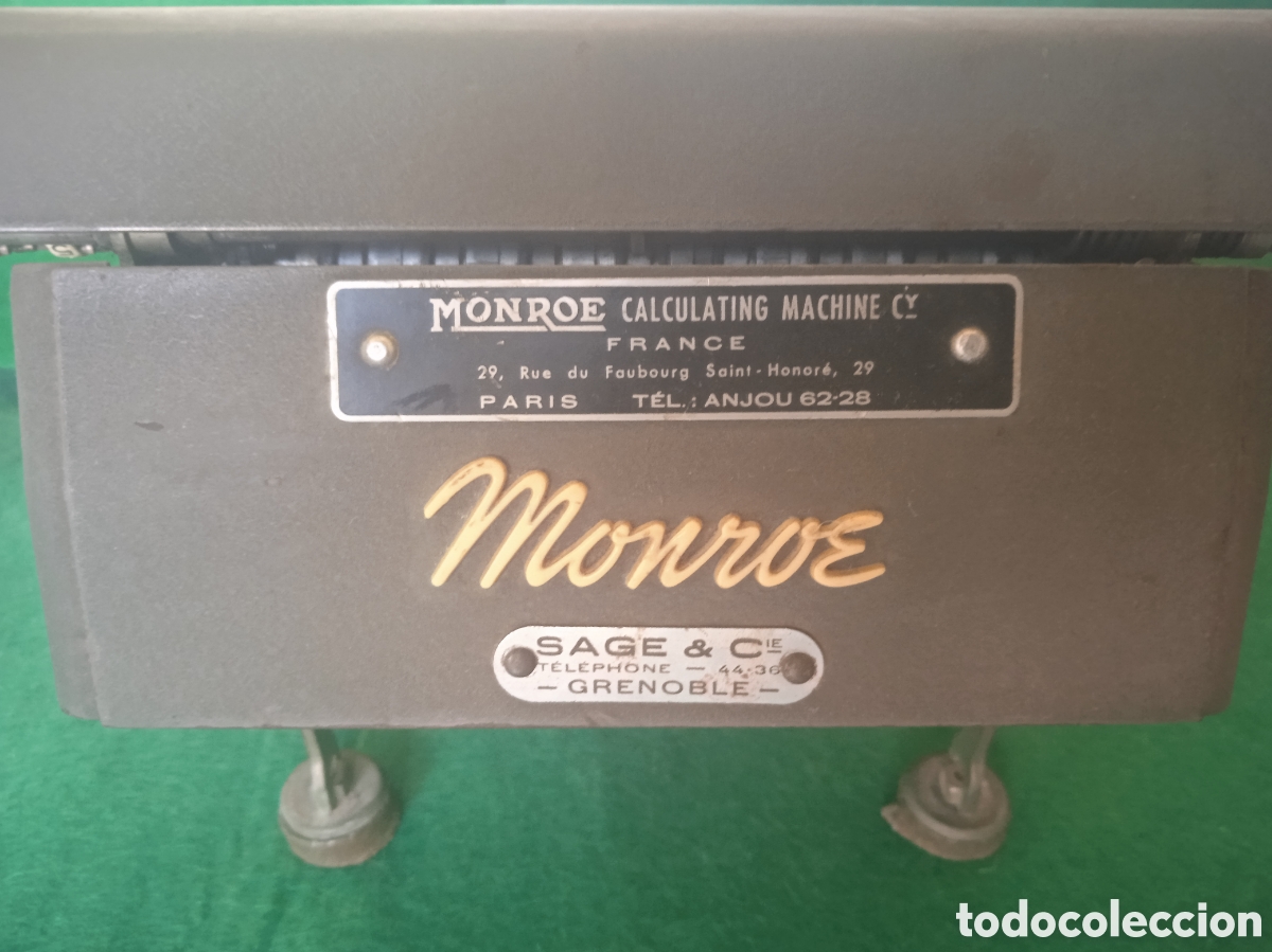 Antig&uuml;edades: Calculadora mec&aacute;nica Monroe - Foto 3