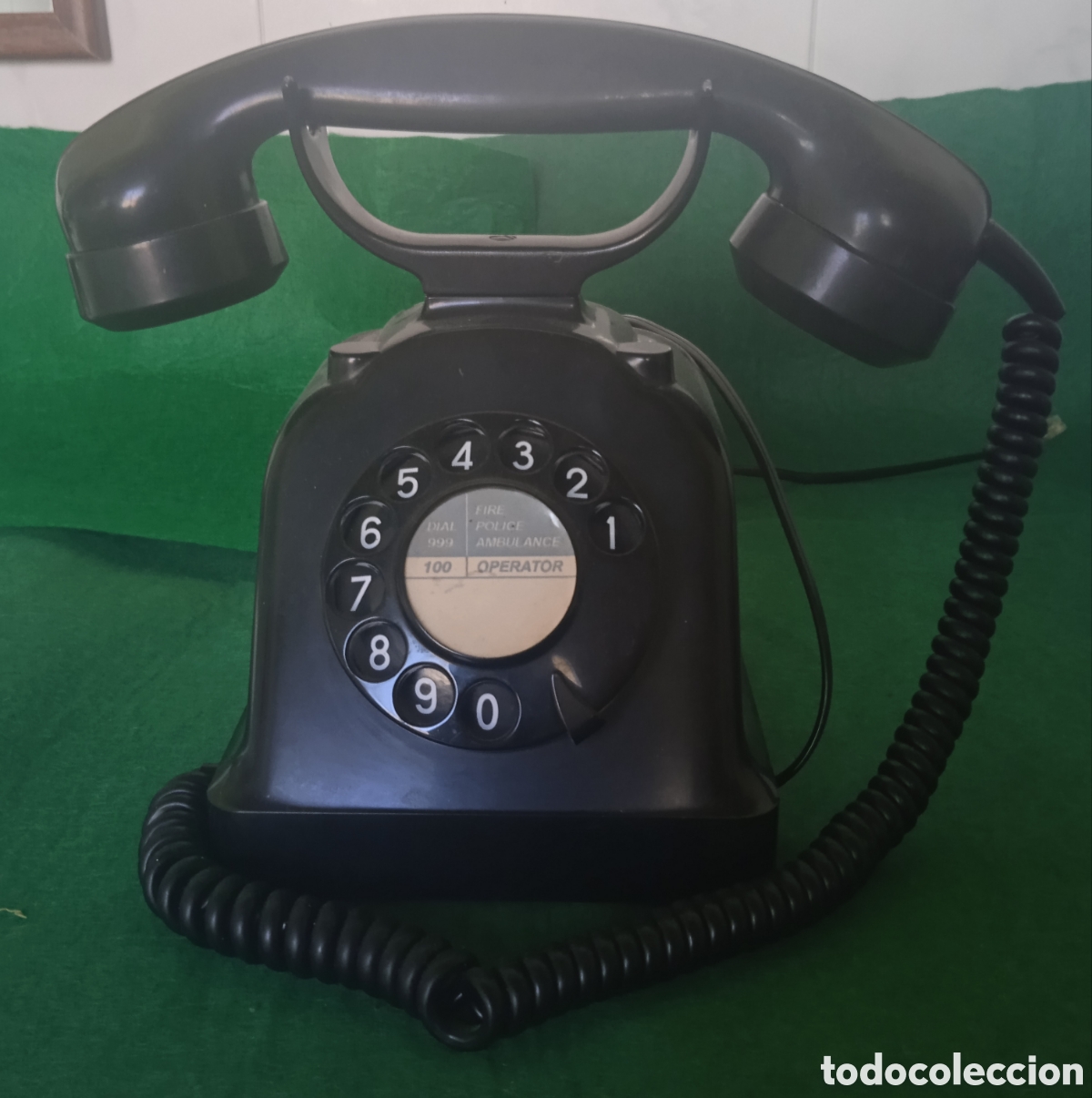 Tel&eacute;fonos: Tel&eacute;fono baquelita negro - Foto 1