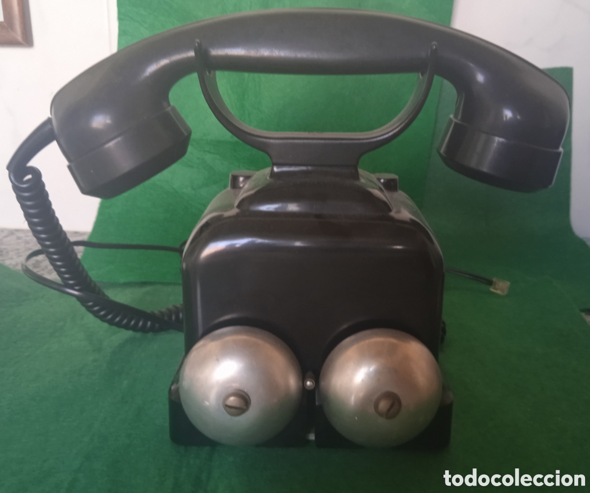 Tel&eacute;fonos: Tel&eacute;fono baquelita negro - Foto 2