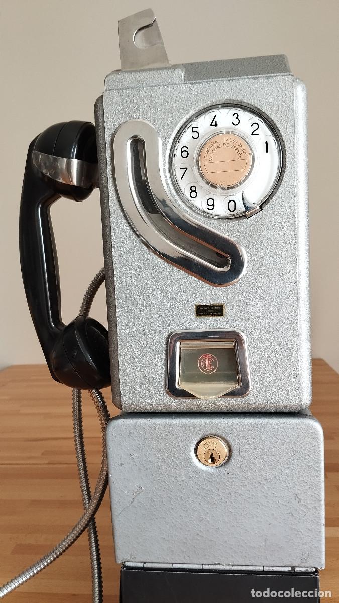 Tel&eacute;fonos: Cabina tel&eacute;fonica de pesetas - Foto 1