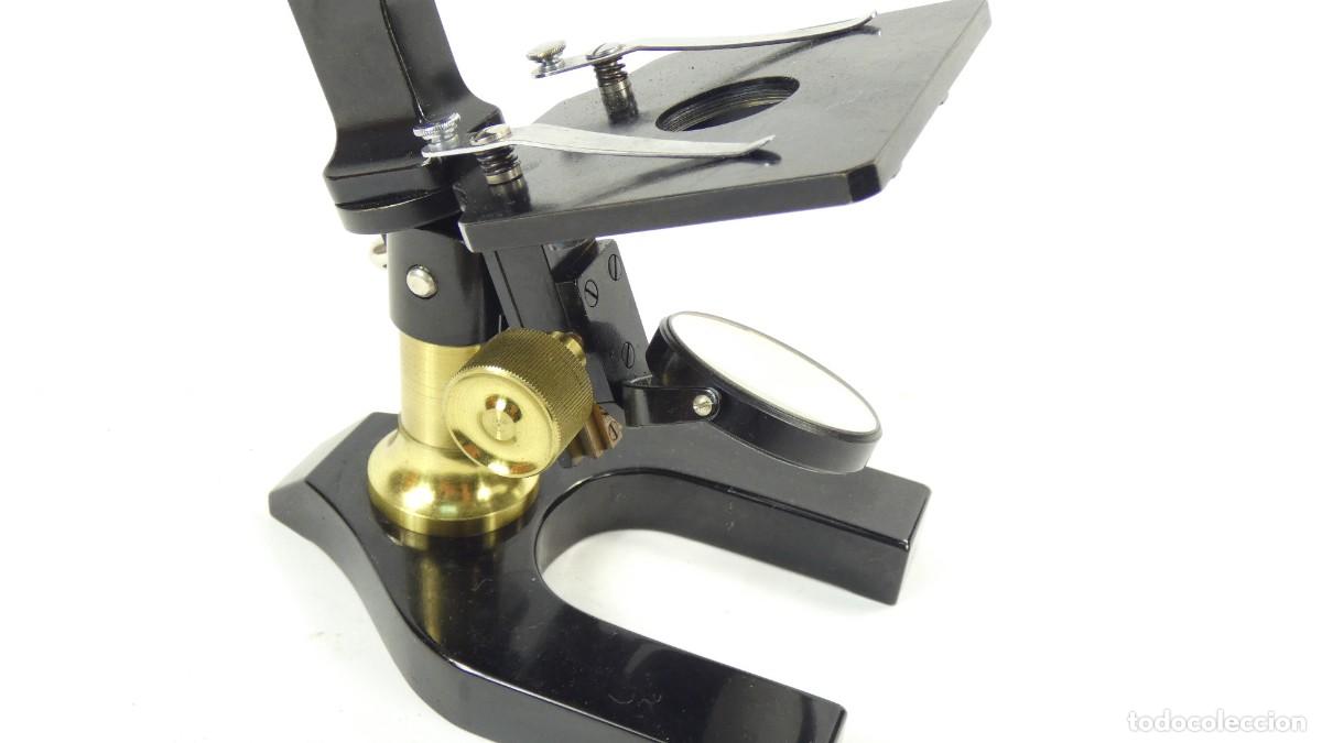 Antig&uuml;edades: ANTIGUO MICROSCOPIO BINOCULAR NACHET A&Ntilde;O 1920 BINOCULAR MICROSCOPE MIKROSKOP - Foto 10