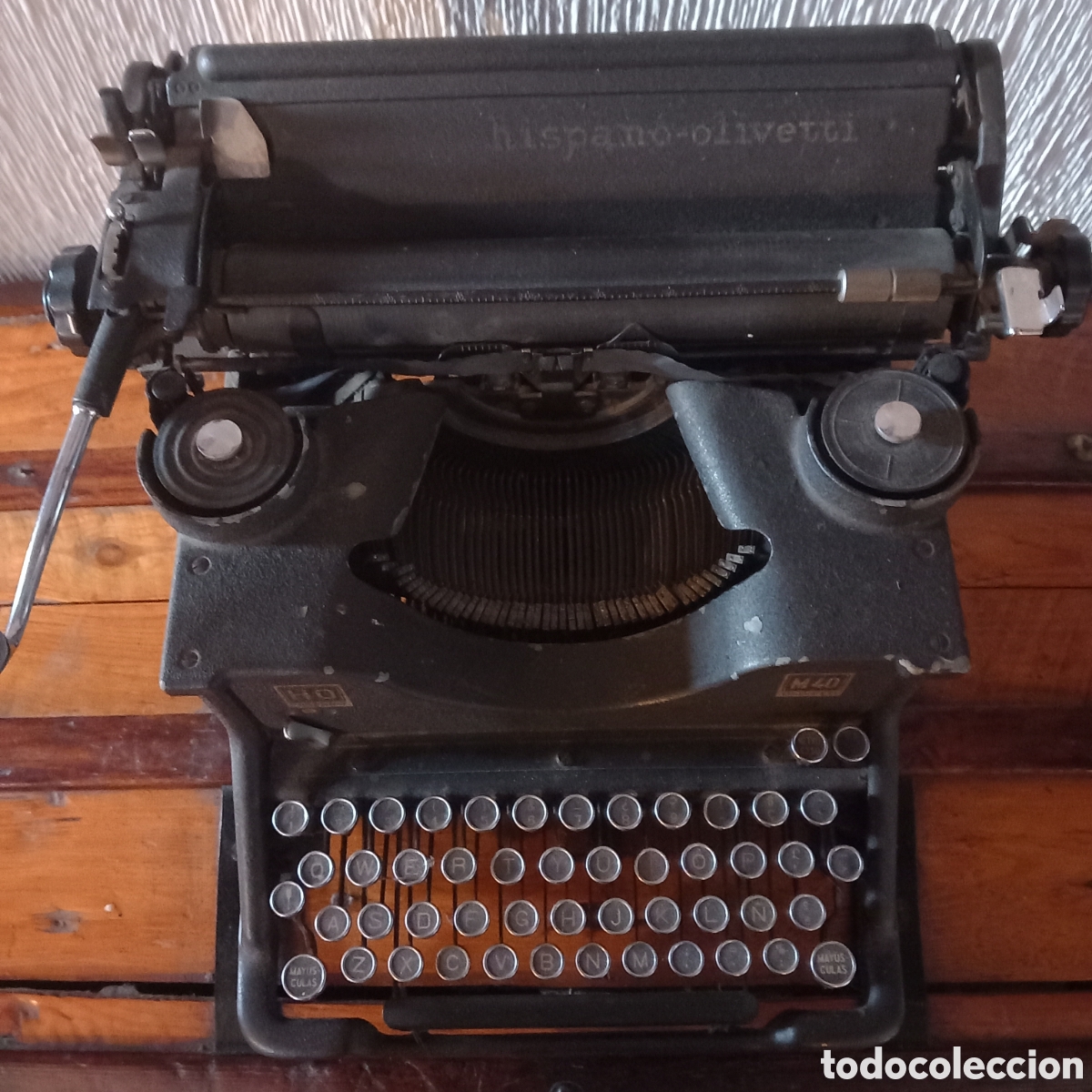 Antig&uuml;edades: M&aacute;quina de escribir &rdquo;Hispano-Olivetti&rdquo; (1930s) - Foto 4
