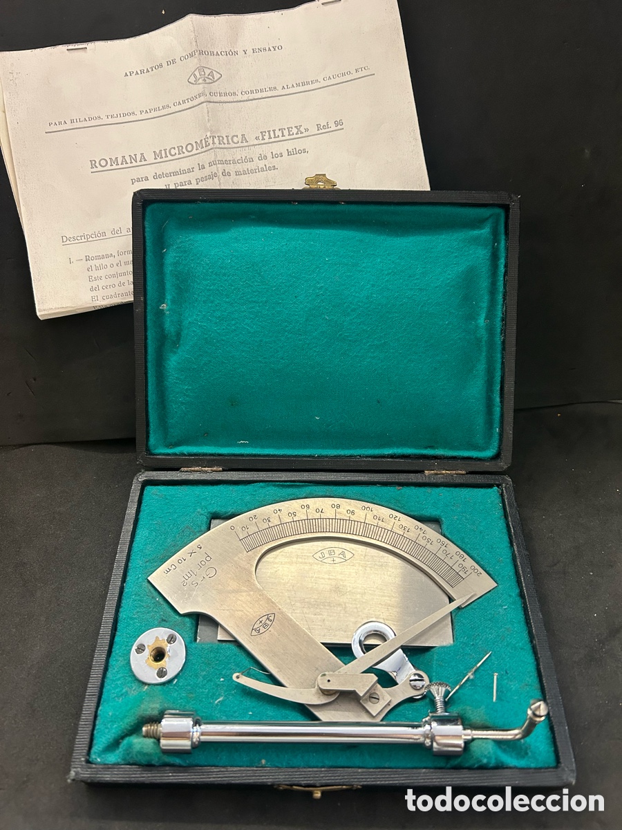 Antig&uuml;edades: B&aacute;scula romana micrometrica filtex - Foto 1