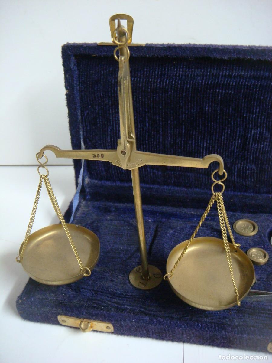 Antig&uuml;edades: ESTUCHE CON BASCULA ANTIGUA-(&) - Foto 2