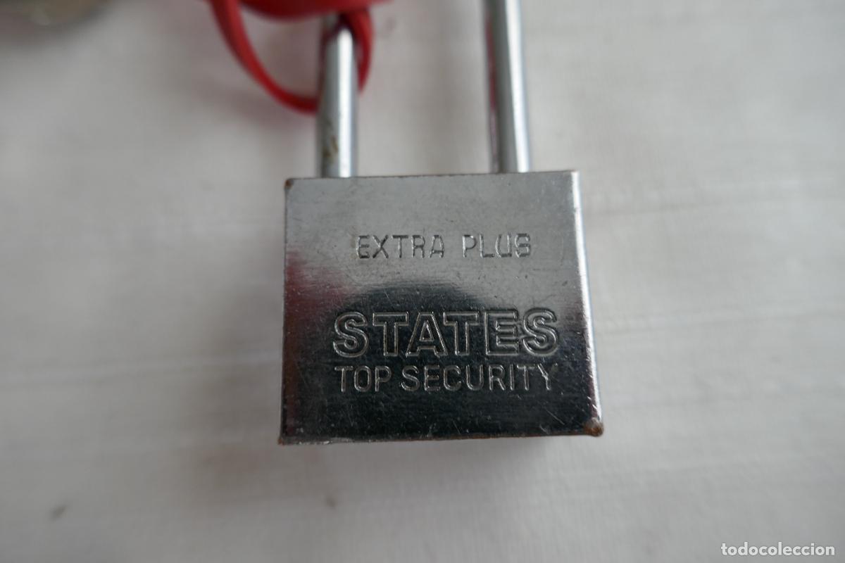Antig&uuml;edades: Candado STATES TOP SEGURITY - EXTRA PLUS - con 3 llaves - Foto 6