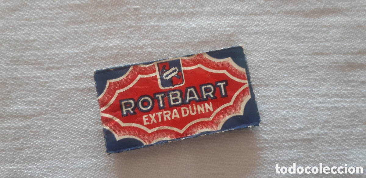 Antig&uuml;edades: Hoja Afeitar - ROTBART EXTRA DUNN. Funda - Foto 1