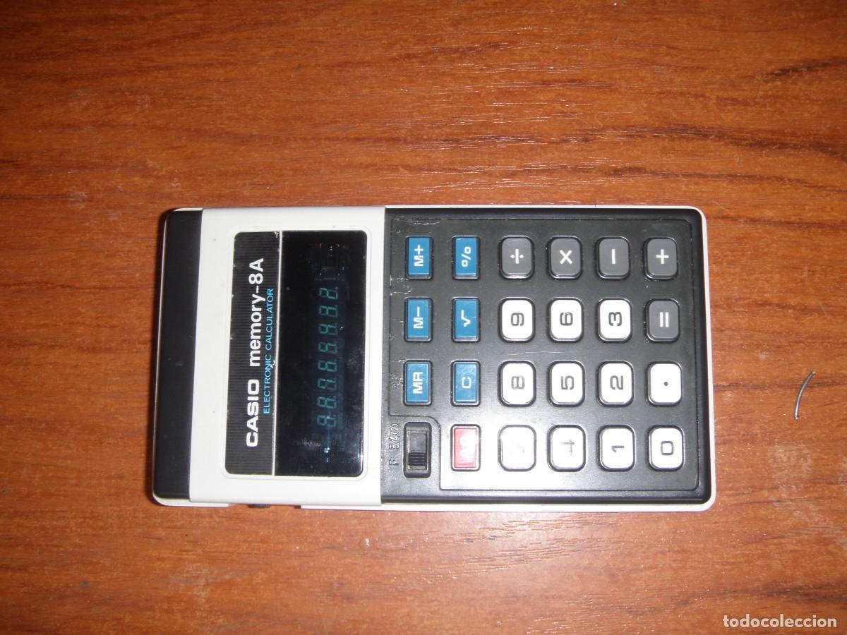 Antig&uuml;edades: CALCULADORA CASIO MEMORY-8A FUNCIONA - Foto 1