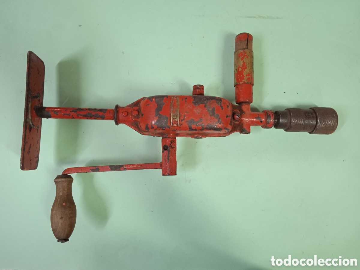 Antig&uuml;edades: Antiguo taladro manual berbiqu&iacute; - Foto 1