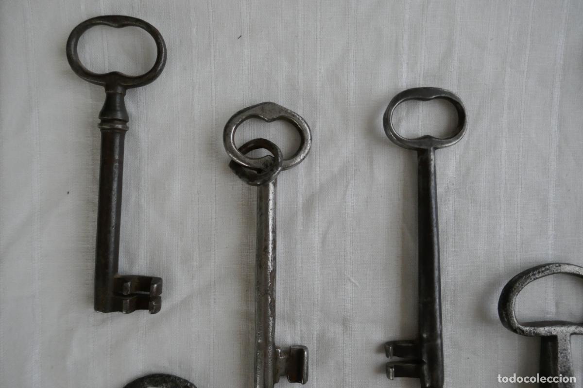 Antig&uuml;edades: LLAVES ANTIGUAS LOTE DE 11 PIEZAS - Foto 3