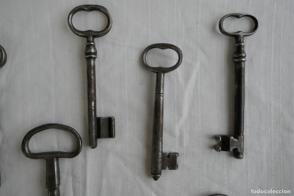 Antig&uuml;edades: LLAVES ANTIGUAS LOTE DE 11 PIEZAS - Foto 4