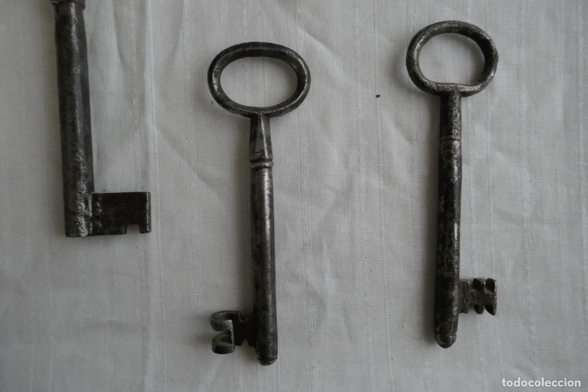Antig&uuml;edades: LLAVES ANTIGUAS LOTE DE 11 PIEZAS - Foto 5