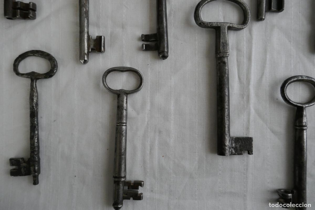 Antig&uuml;edades: LLAVES ANTIGUAS LOTE DE 11 PIEZAS - Foto 6