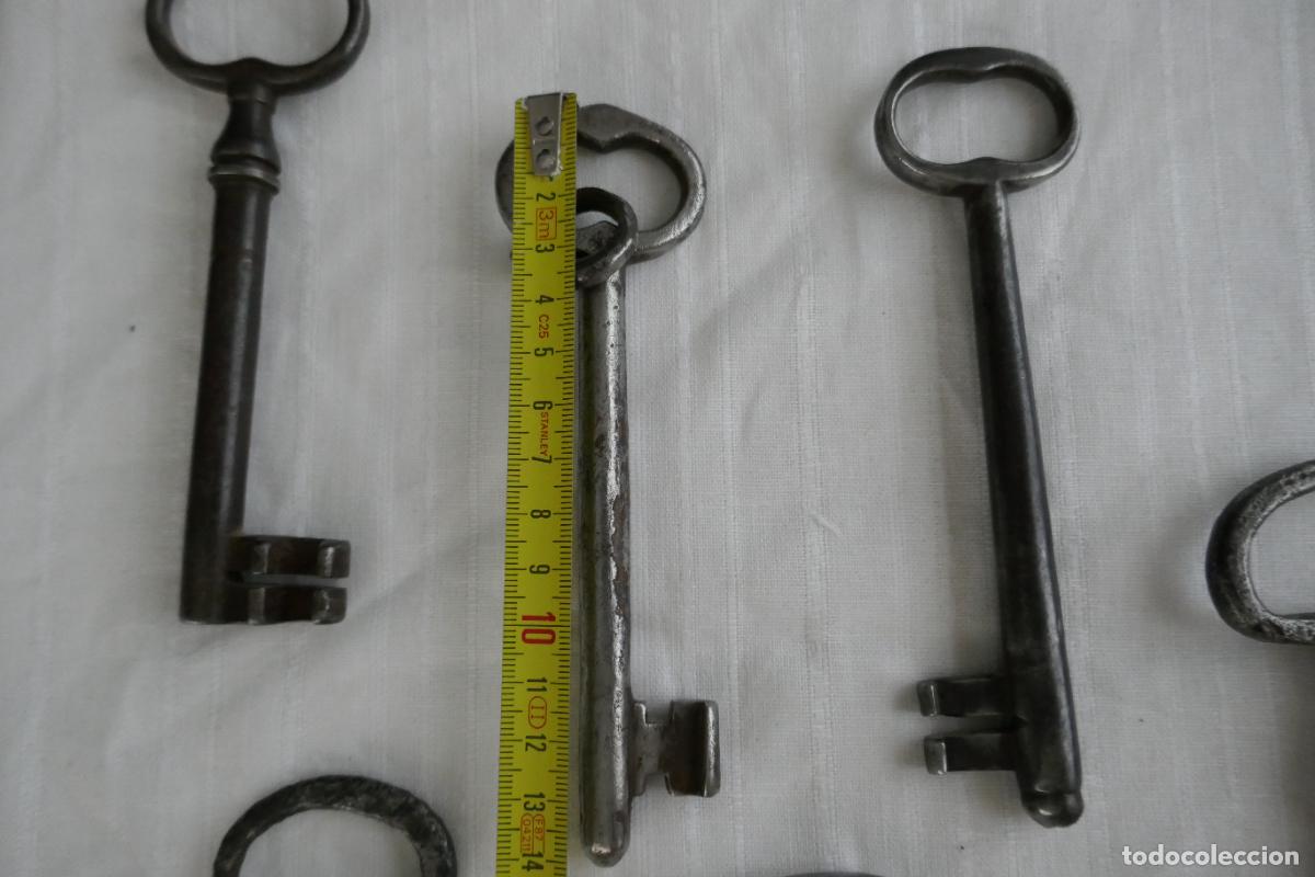 Antig&uuml;edades: LLAVES ANTIGUAS LOTE DE 11 PIEZAS - Foto 8