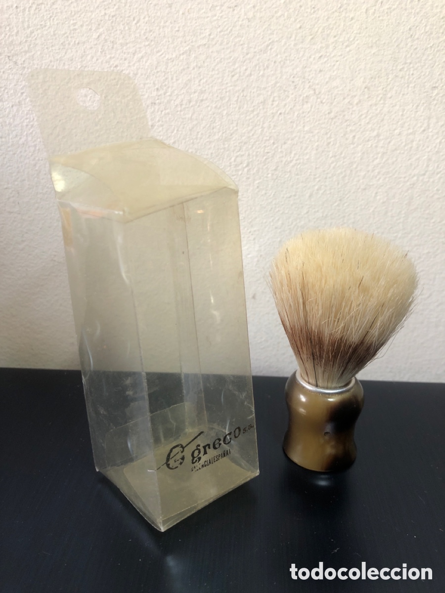 Antig&uuml;edades: BROCHA PARA AFEITAR MARCA GRECO ( VALENCIA ESPA&Ntilde;A ) - Foto 1