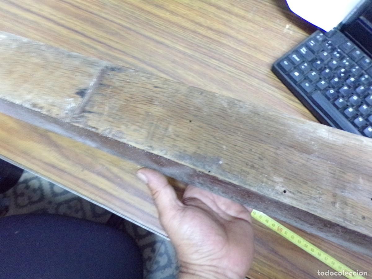 Antig&uuml;edades: ESTAMOS LIQUIDANDO. gran garlopa cepillo herramienta carpintero - Foto 8