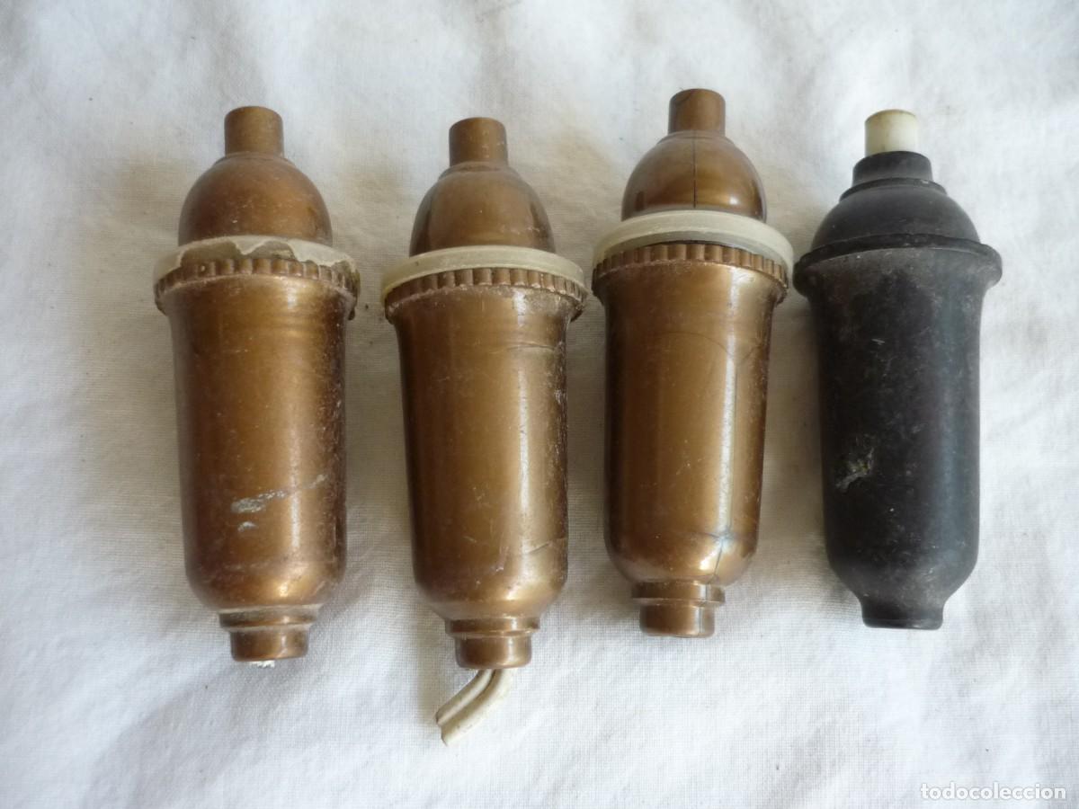 Antig&uuml;edades: 4 interruptores de pera - Foto 5