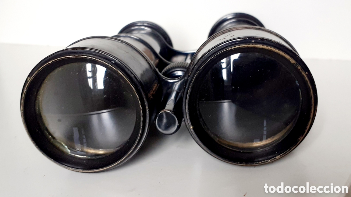 Antig&uuml;edades: Binocular antiguo - Cristal de Roche - Foto 3