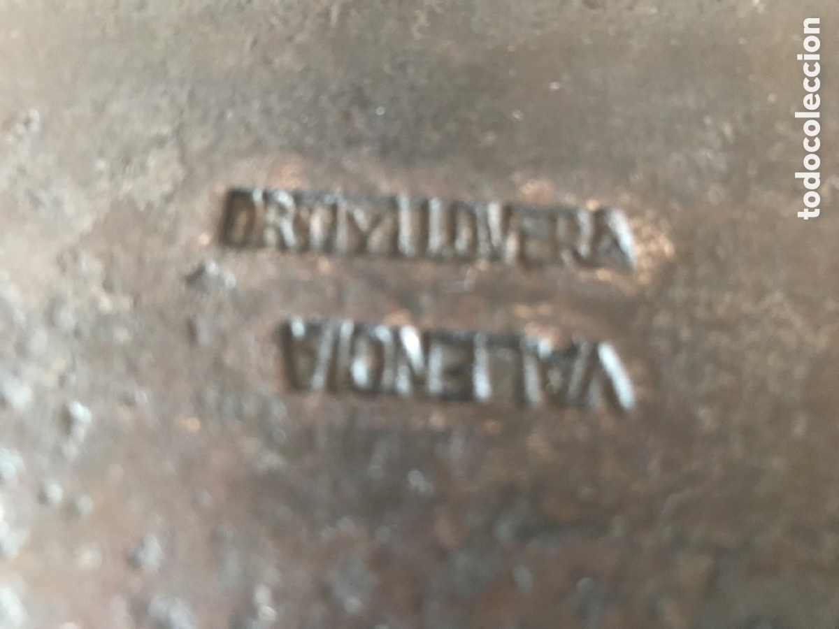 Antig&uuml;edades: Azuela con anagrama del reino de valencia - Foto 5
