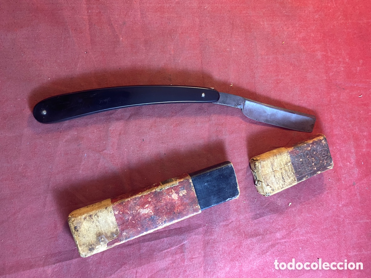 Antig&uuml;edades: Antigua navaja barbero MACERO - Foto 2