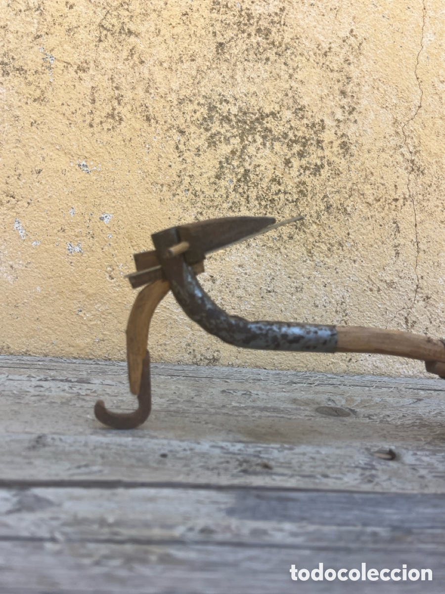 Antig&uuml;edades: Herramienta antigua. Creo que de carpinter&iacute;a. - Foto 7