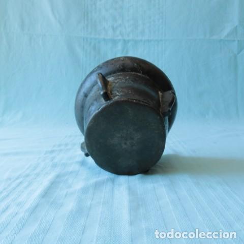 Antig&uuml;edades: Mortero/ almirez de bronce espa&ntilde;ol del siglo XVI - Foto 5