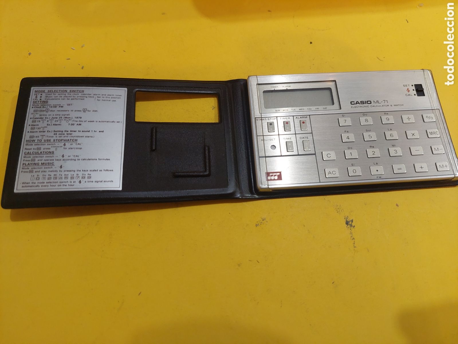 Antig&uuml;edades: CASIO ML 71 CALCULADORA ELETRONICA CASIO VINTAGE - Foto 1
