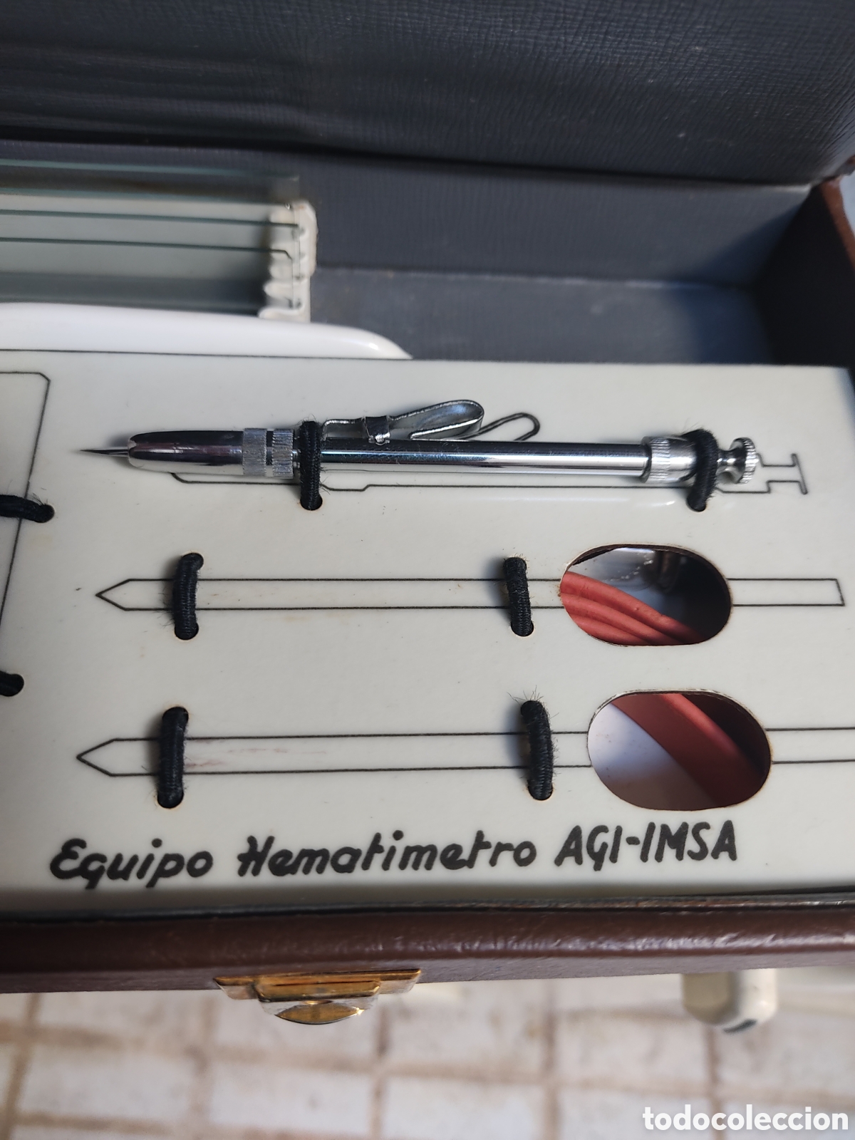 Antig&uuml;edades: Hematimetro AGI-IMSA en su estuche - Foto 1