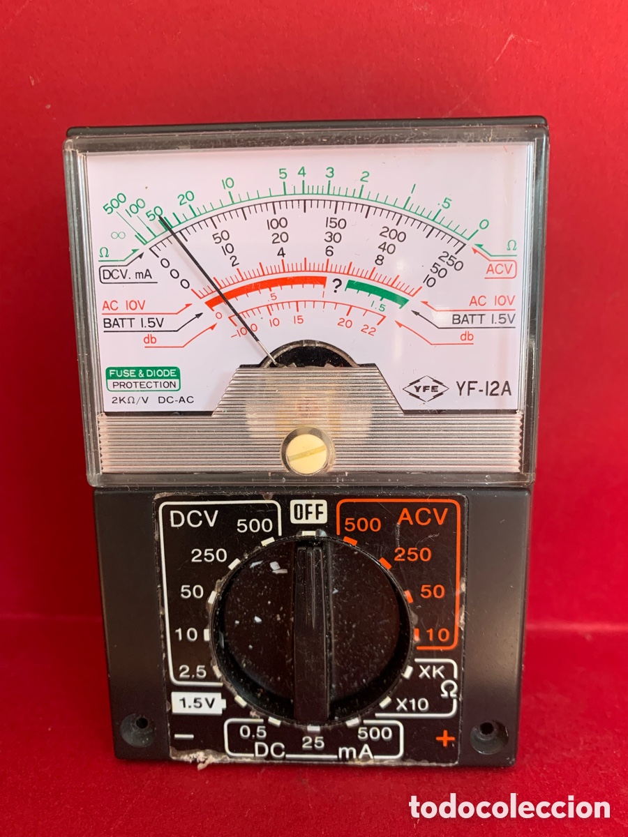 Antig&uuml;edades: MULTIMETRO YFE MODEL YF-12A - Foto 10