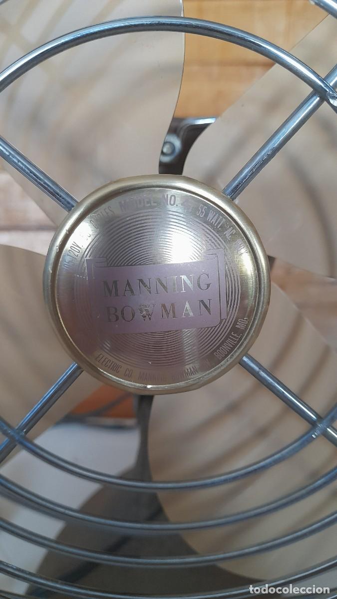 Antig&uuml;edades: Ventilador antiguo Manning Bowman N&deg;41 - Foto 3