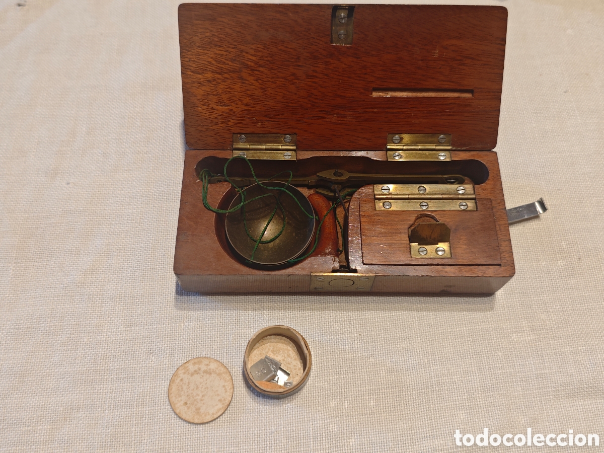 Antig&uuml;edades: Balanza diamantera en karats - Foto 2
