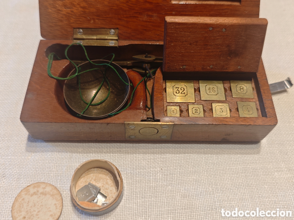 Antig&uuml;edades: Balanza diamantera en karats - Foto 1
