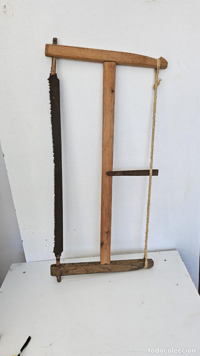 Antig&uuml;edades: sierra de carpintero antigua - Foto 1