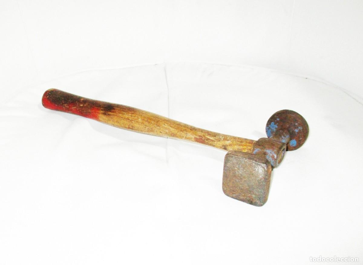 Antig&uuml;edades: ANTIGUO MARTILLO DE CHAPISTA. - Foto 4
