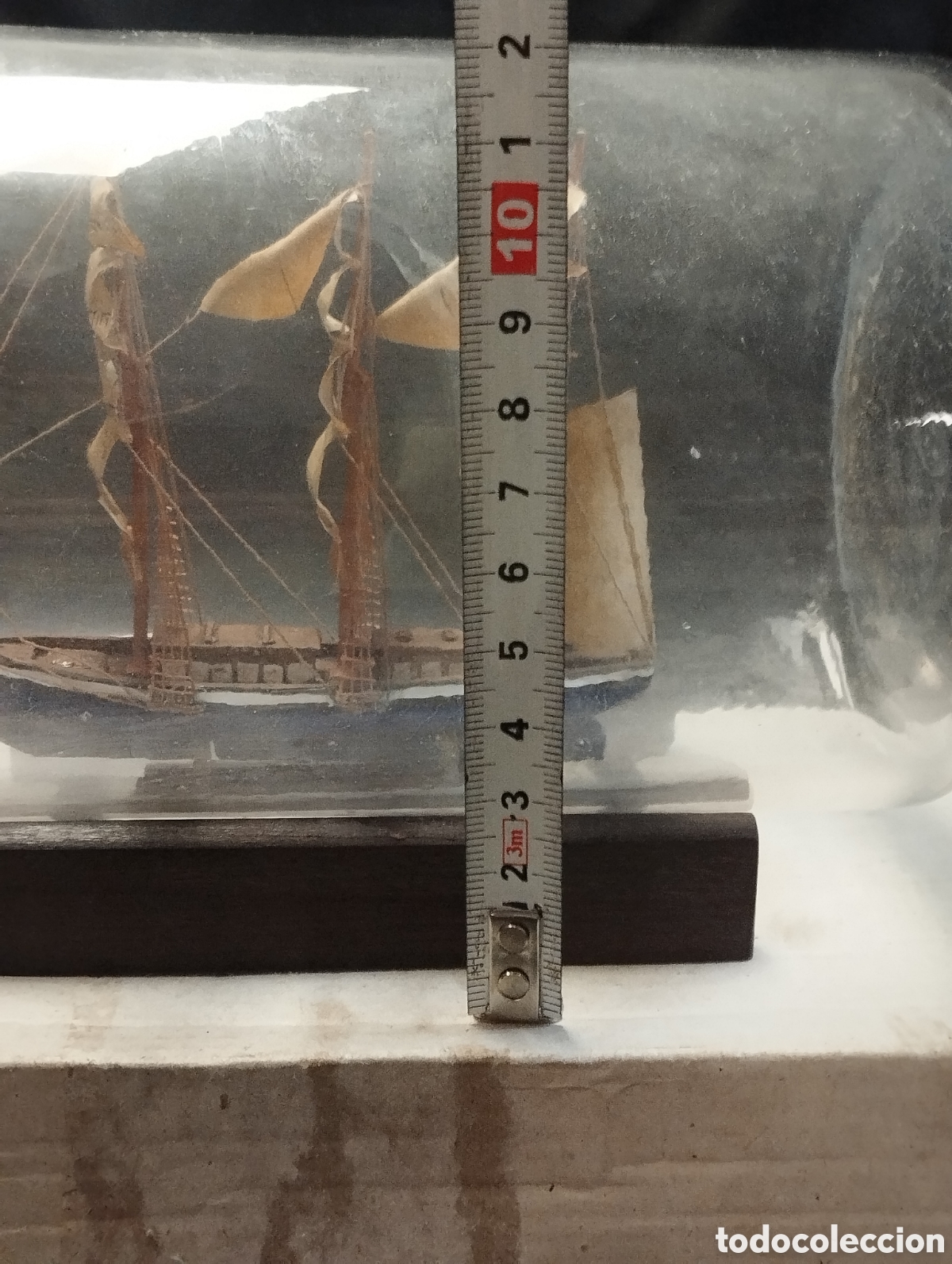 Antig&uuml;edades: Antiguo Barco velero en botella - Foto 12