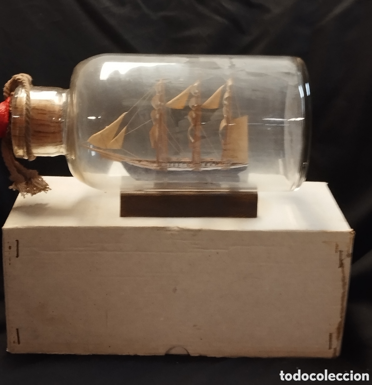 Antig&uuml;edades: Antiguo Barco velero embotellado - Foto 2