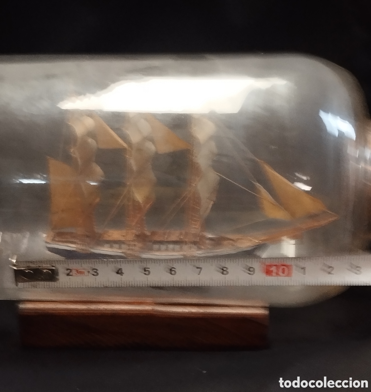 Antig&uuml;edades: Antiguo Barco velero embotellado - Foto 10