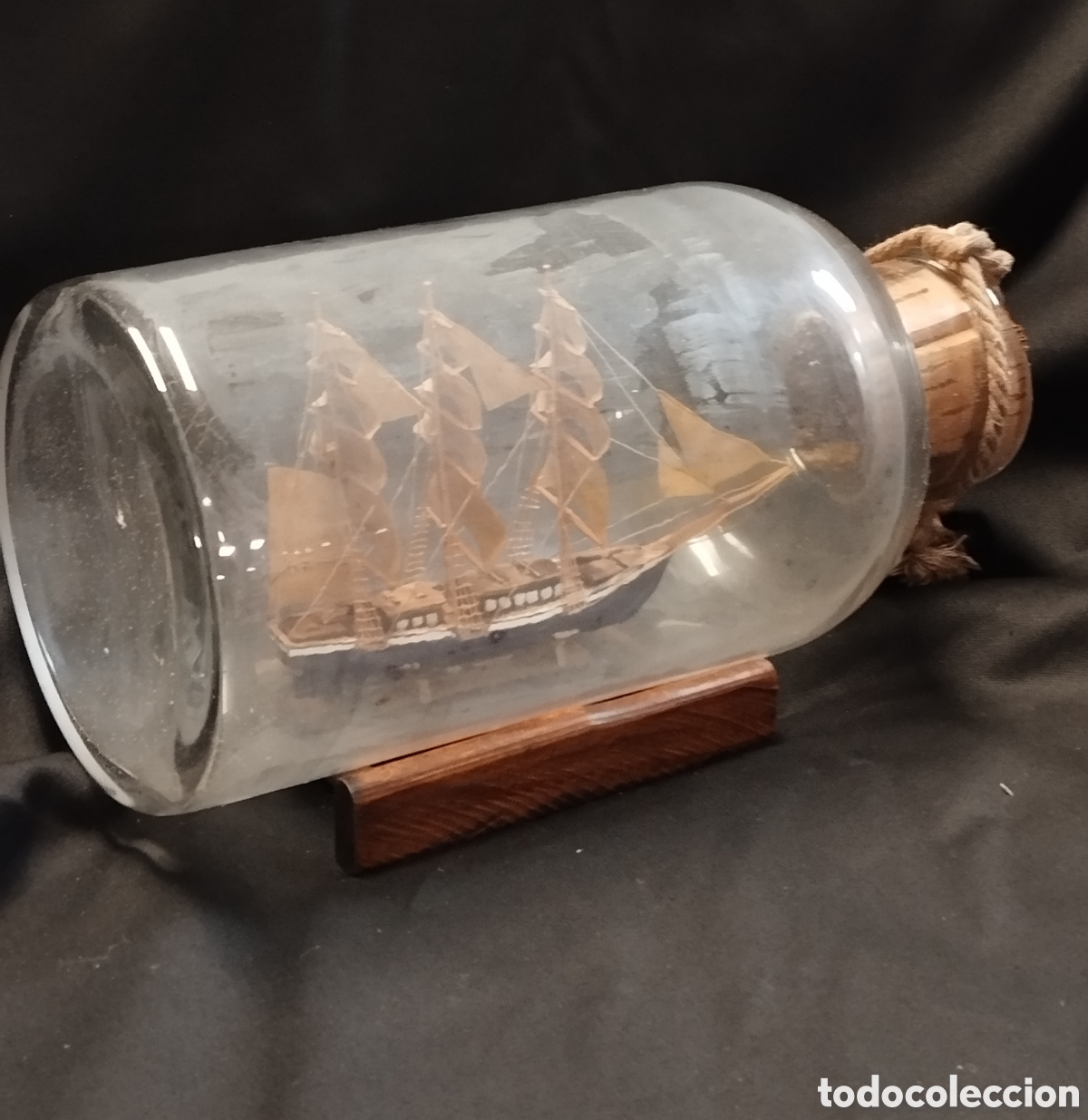 Antig&uuml;edades: Antiguo Barco velero embotellado - Foto 11
